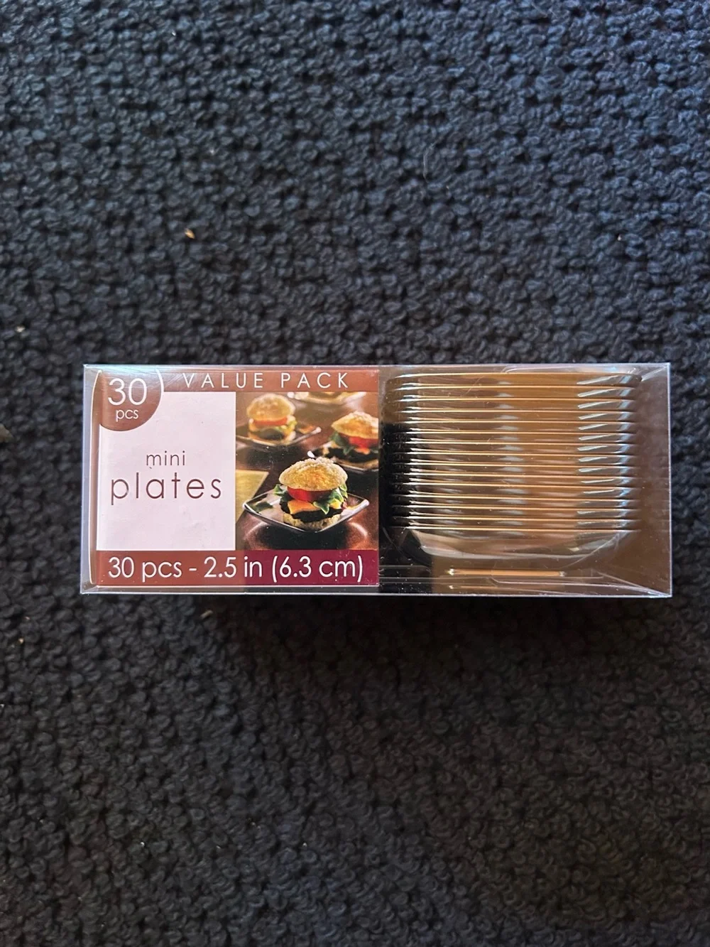 Mini Silver Plates Party Pack - 30pcs